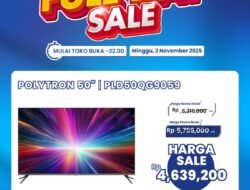 Promo Transmart Full Day Sale, Beli TV LED Diskon Rp 1,5 Jutaan – Update 2
