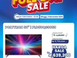“Transmart Full Day Sale! TV 50 Inch Rp 4,6 Juta, Update Terbaru untuk Lebaran!”
