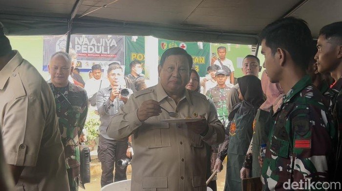 Dari Posko Pengungsian Agam hingga Dapur Umum: Prabowo Menyaksikan Solidaritas Nyata