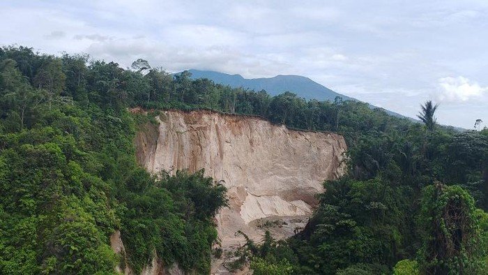 Hujan Deras Sebabkan Longsor Tebing Ngarai Sianok Agam, 120 Meter Tanah Roboh!