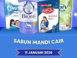 “Cuma di Transmart Full Day Sale, Sabun Mandi Cair Favorit Anda Jadi Lebih Hemat!”