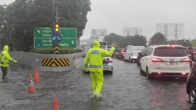 Genangan di Rawa Bokor, Tol Cengkareng Macet 1 KM: Tindakan Pencegahan Ditlantas