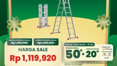 **Merapat! Hemat Besar dengan Tangga Multifungsi di Transmart Full Day Sale**