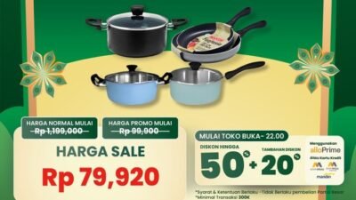 Peralatan Masak Murah Meriah di Transmart Full Day Sale, Serbu! – Update 2