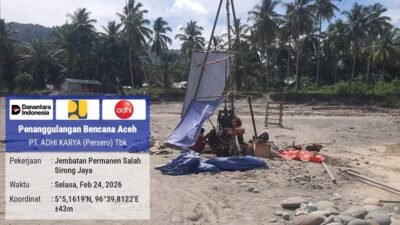 “Perubahan Nyata di Aceh, Kementerian PU Mulai Bangun Jembatan Permanen”