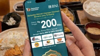 **BNI Berikan Diskon Maksimal Rp 200 Ribu di Restoran, Hanya Hingga Juni 2026!**