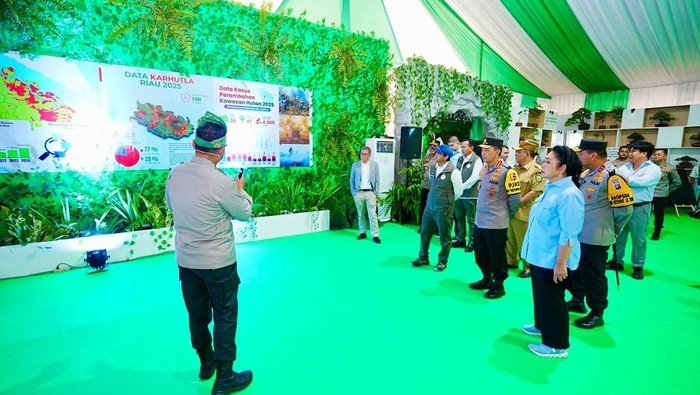 Dari Mural Gajah ke Green Policing, Kapolri Jadi Saksi Transformasi Polda Riau