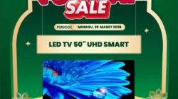 “Selesaikan Ruang Tamu Anda dengan LED TV 50 Inch UHD Smart, Dapatkan Diskon Rp 1,7 Juta di Transmart”